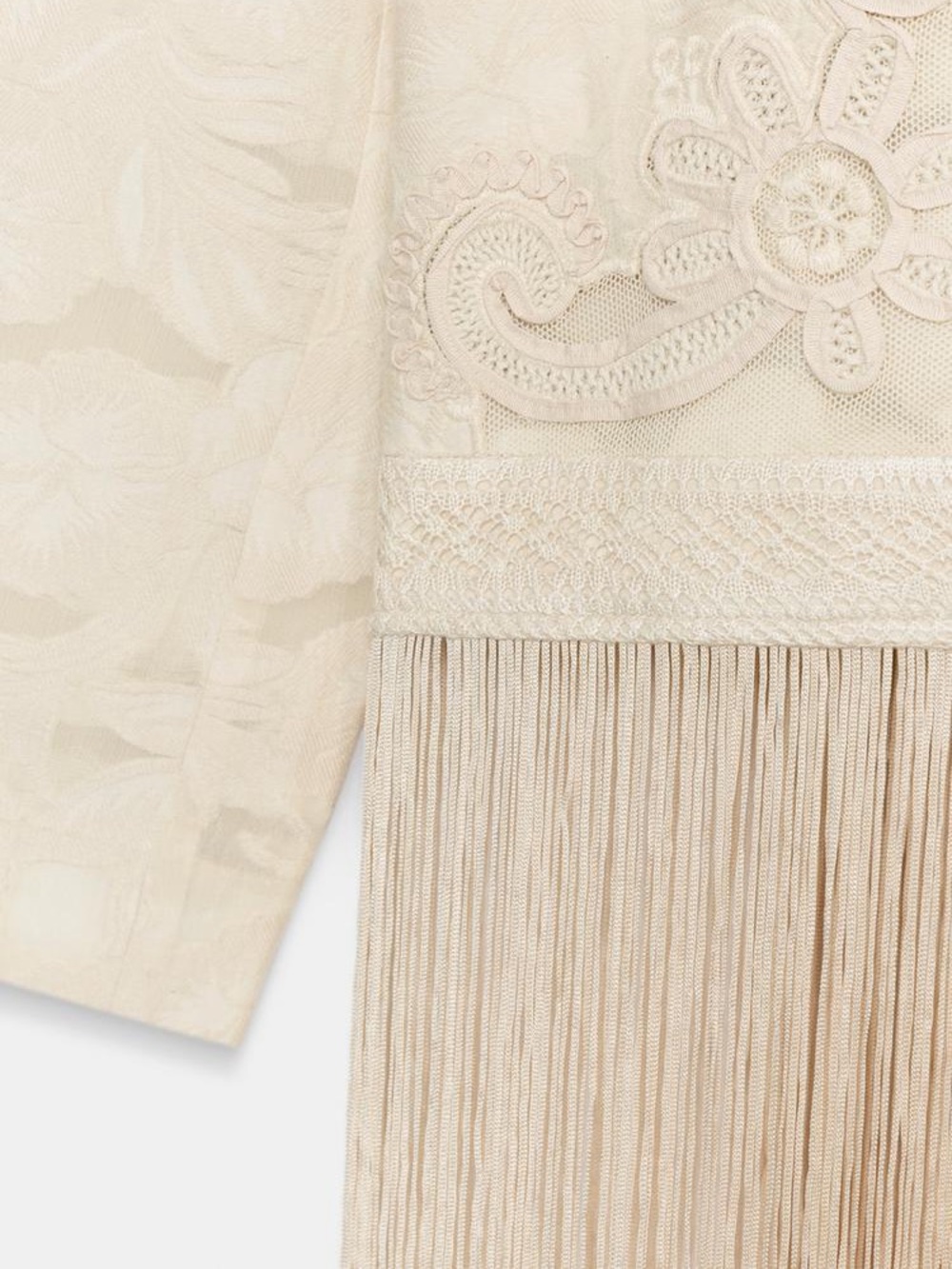 ZARA ZW COLLECTION FRINGED JACKET - Picture 3 of 7